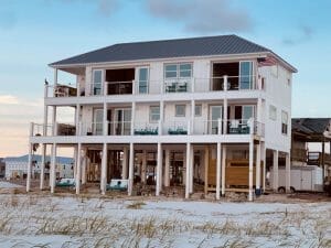 The Sand Palace of Mexico Beach after Hurricane Michael