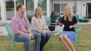Kelsey and Trevor Brown with Elizabeth Hart